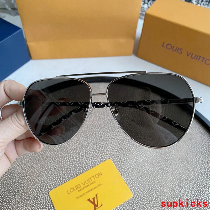 Angled view of Louis Vuitton unisex sunglasses