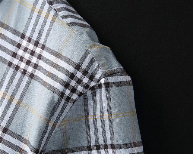 Close-up of Burberry designer clothing craftsmanship