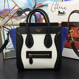 Front view of chic structured women's handbag – women's designer-style accessory