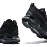 Nike fresh white-and-black luxury sneakers view 9 sleek tonal finish