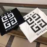 Side profile of Givenchy luxury clothing with relaxed-fit cut