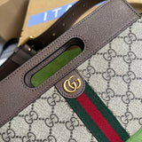 Back view of chic premium women's handbag – women's statement bag