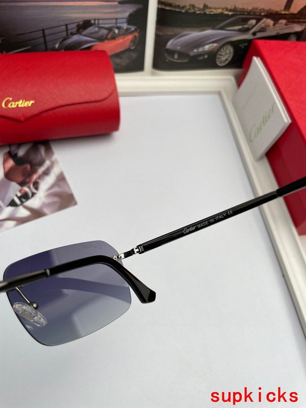Lifestyle view of Cartier unisex sunglasses