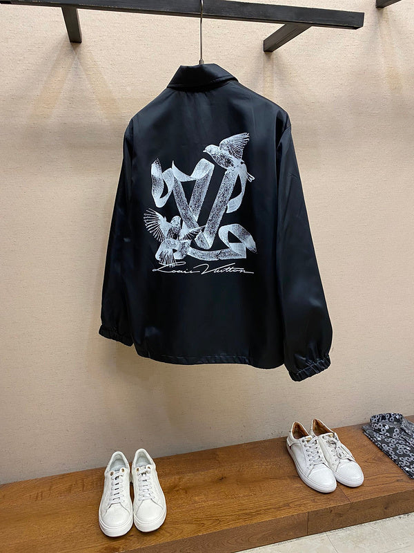 Side profile of Louis Vuitton luxury clothing with everyday silhouette