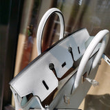  statement structured bag detail view showing craftsmanship 8