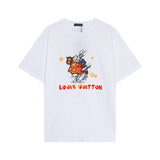 Side profile of Louis Vuitton cotton t-shirt with everyday silhouette