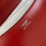 Side view of timeless structured handbag