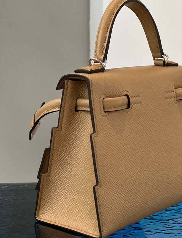 Close-up detail of timeless bag design