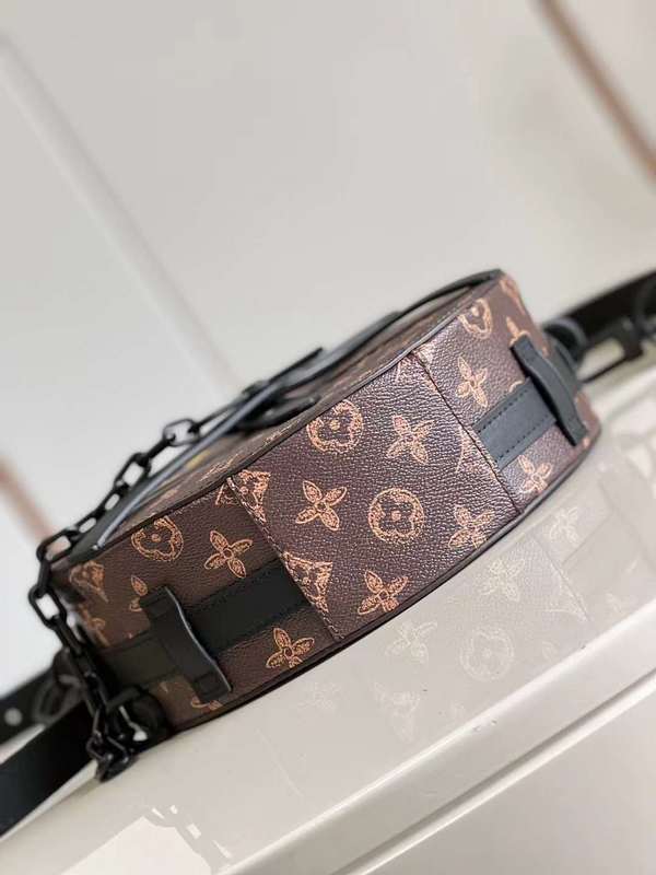 Back view of classic sleek women's handbag – women's statement bag