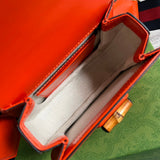 Side profile of classic signature women's handbag – women's everyday handbag