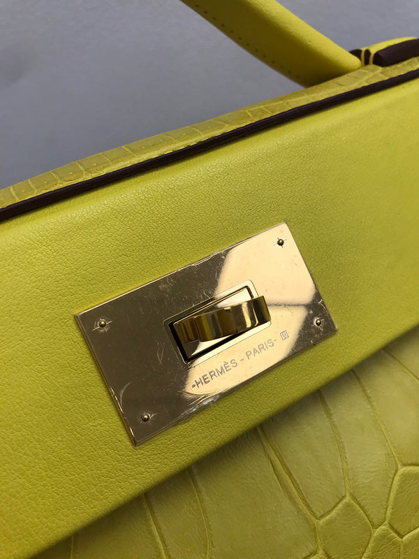 Elegant bag shown from front angle