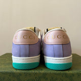 Gucci classic monochrome luxury sneakers view 5 heritage-inspired look