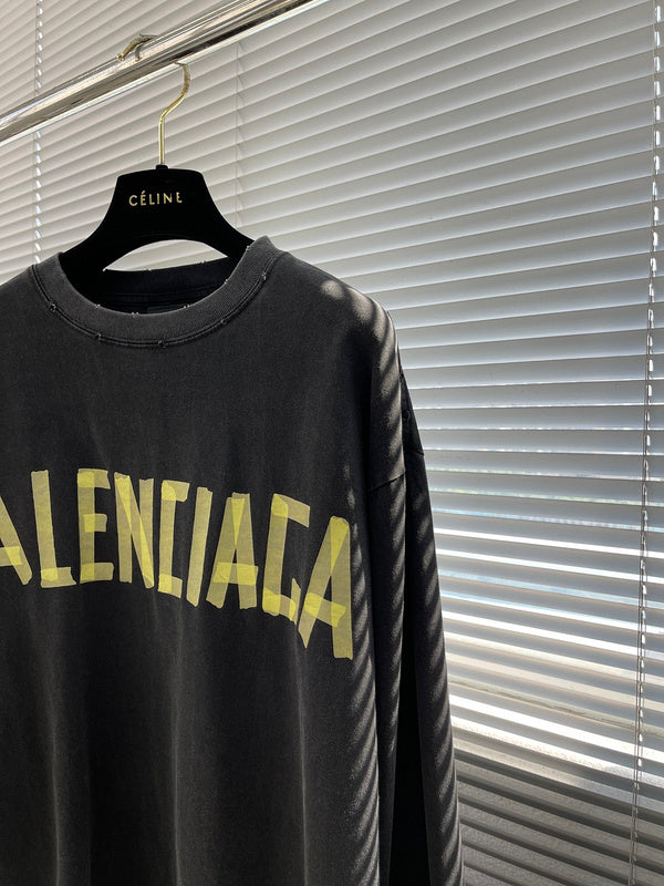 Balenciaga clothing close-up — premium authentic designer style