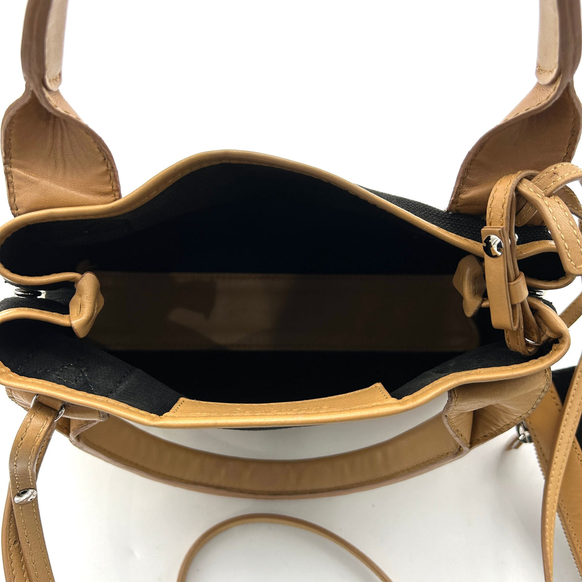 Balenciaga Black Navy Cabas S Canvas Tote Bag Multiple colors Leather Cloth Pony | Luxury Canvas Tote Bag