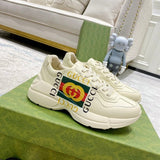 Gucci bold contrast luxury sneakers view 10 sleek tonal finish