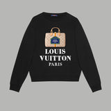 Front view of Louis Vuitton luxury clothing with everyday silhouette