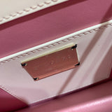 Chic Vegan Leather Handbag - Statement Silhouette | Women's Designer-Inspired Purse #1777 - side angle view (image 2) of designer-inspired handbag
