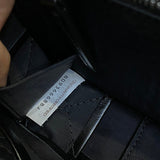 Chic Vegan Leather Handbag - Premium Craftsmanship Detailing | Women's Fashion Handbag #1641 - back view (image 4) of designer-inspired handbag