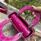 Styled lifestyle shot of everyday-luxe structured women's handbag – women's everyday handbag