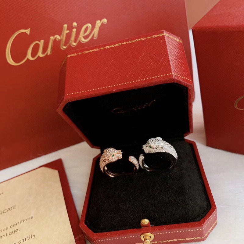 Side view of Cartier unisex jewelry piece