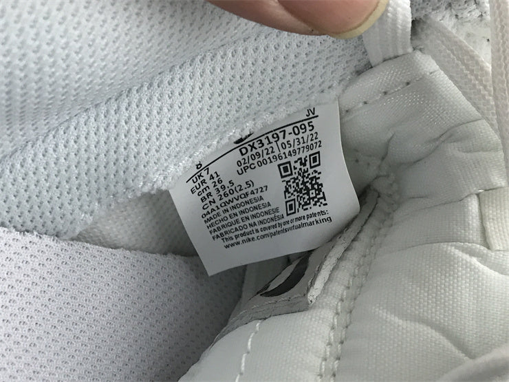 Nike fresh white-and-black luxury sneakers view 5 streetwear statement look