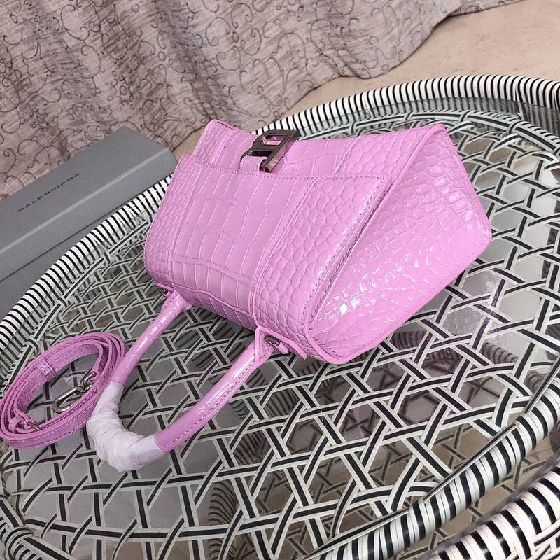 Back view of statement modern women's handbag – women's luxury accessory