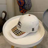 Side view of Burberry unisex cap