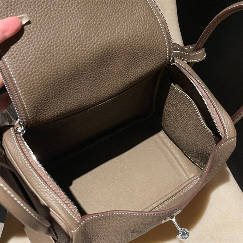 Tailored bag shown from front angle