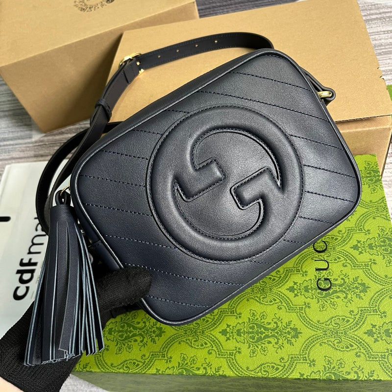 Front view of classic sleek women's handbag – women's luxury accessory