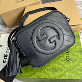 Front view of classic sleek women's handbag – women's luxury accessory