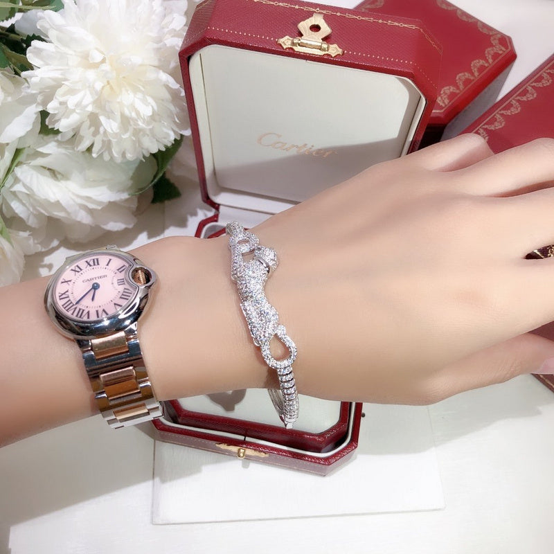 Side view of Cartier unisex jewelry piece