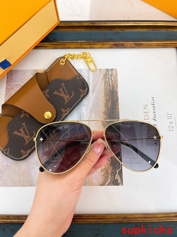 Full view of Louis Vuitton unisex sunglasses