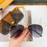 Full view of Louis Vuitton unisex sunglasses