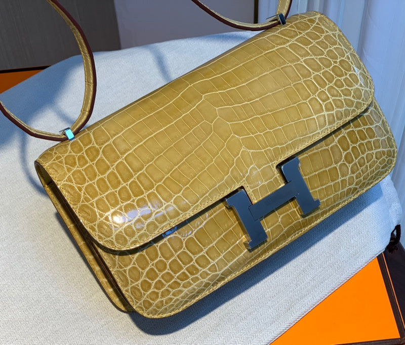 Close-up detail of refined bag design