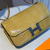 Close-up detail of refined bag design