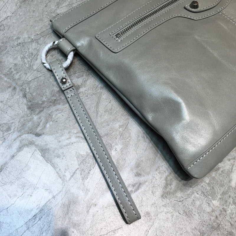 Effortless Faux Leather Handbag - Smooth Faux-Leather Exterior | Women's Premium Handbag #180 - back view (image 4) of designer-inspired handbag