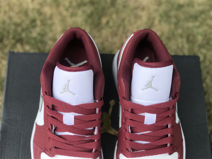 Side profile of Nike clean off-white sneakers premium leather build