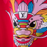 Front view of Louis Vuitton cotton t-shirt with relaxed-fit cut