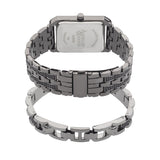Side view of American Exchange men's black bracelet