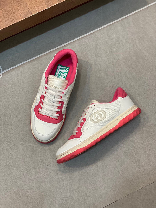Gucci soft grey luxury sneakers view 10 chunky sole construction