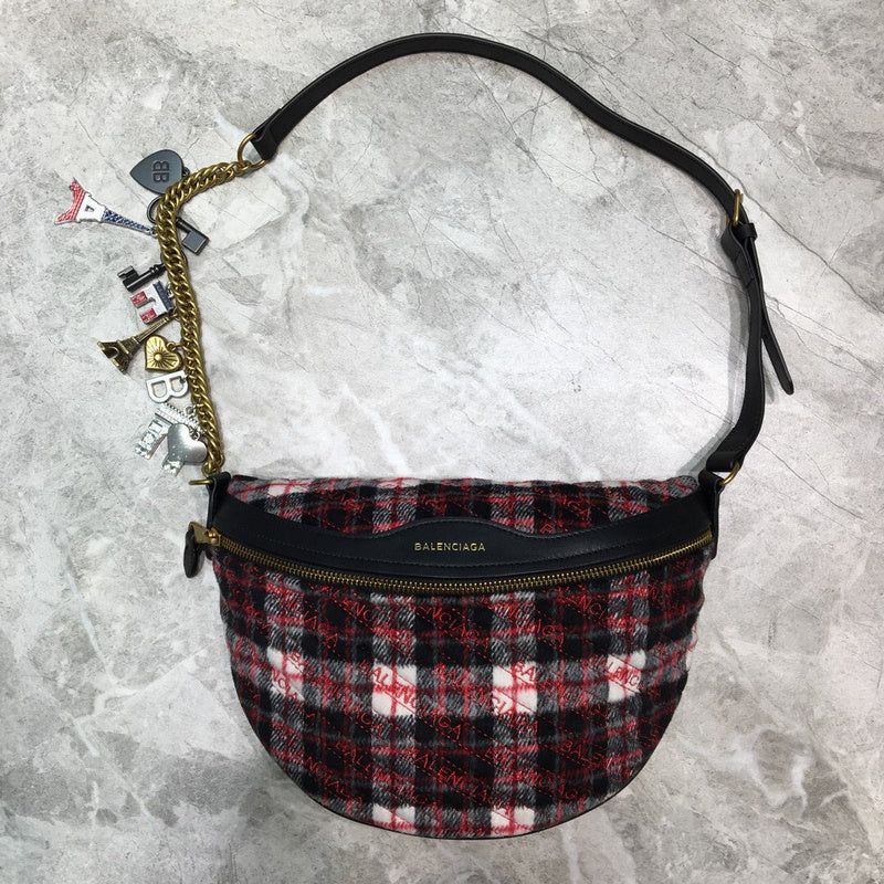 Sophisticated Faux Leather Handbag - Smooth Faux-Leather Exterior | Women's Statement Accessory #737 - front view (image 1) of designer-inspired handbag