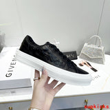 Givenchy Beige Platform Heels - Close-Up Texture View