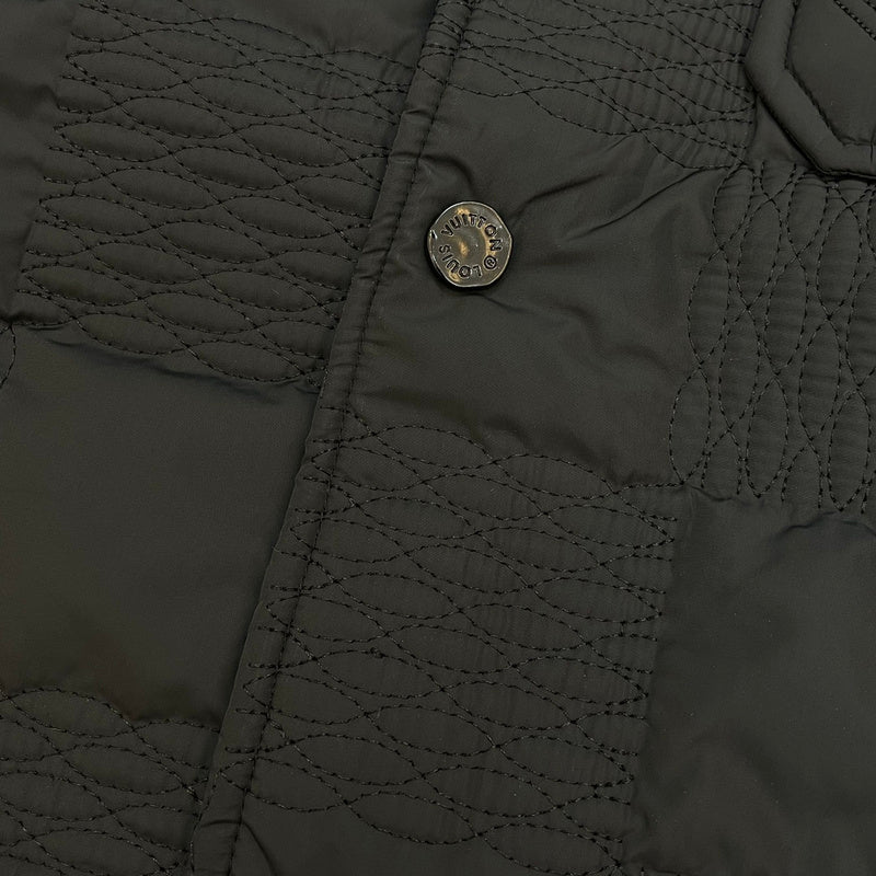 Flat lay presentation of Louis Vuitton luxury clothing with everyday silhouette