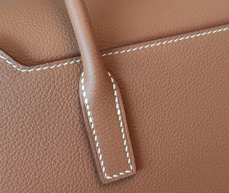Sculpted bag shown from front angle