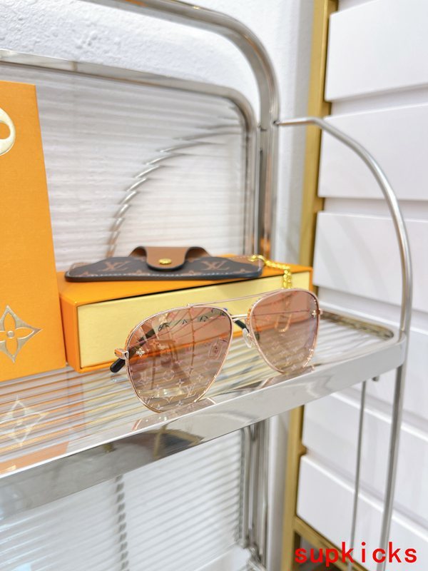 Front view of Louis Vuitton unisex sunglasses
