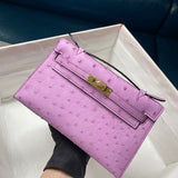 Side view of modernist structured handbag