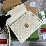 Close-up detail of signature everyday-luxe women's handbag – women's luxury handbag
