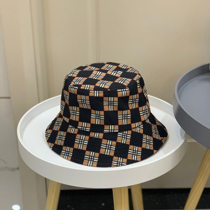Side view of Burberry unisex cap