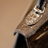  top-handle bag close-up of hardware and finish 17