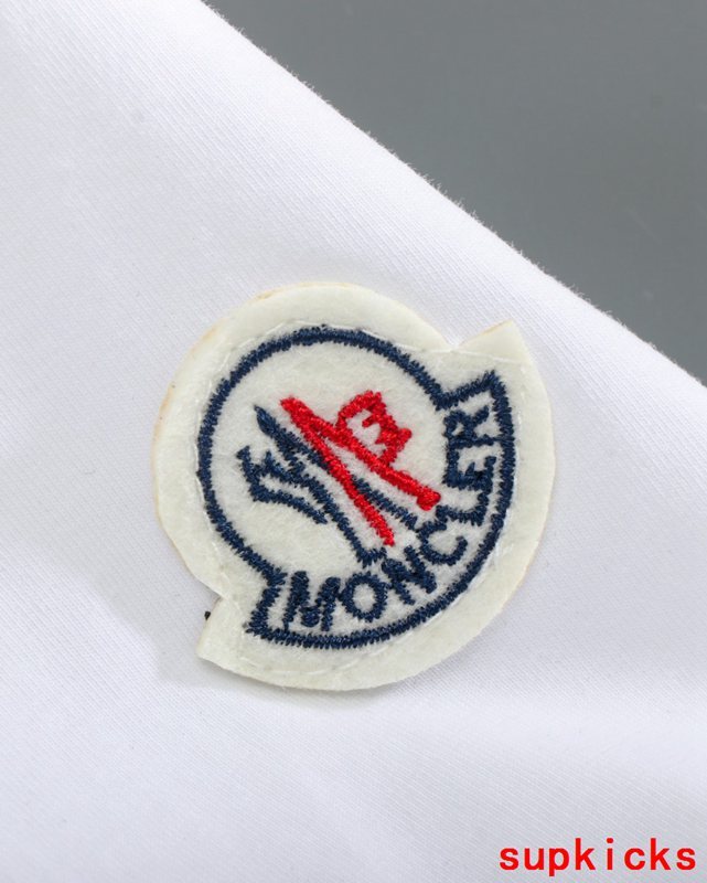 Back view of Moncler luxury clothing with tailored silhouette